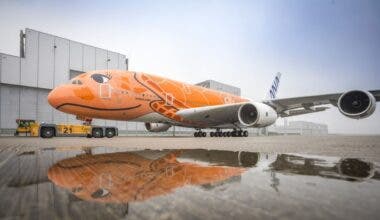 ANA A380 Orange