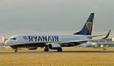 A Ryanair Boeing 737