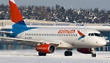 azimuth airlines sukhoi