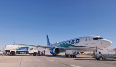 United Airlines, SAF, Boeing 737 MAX