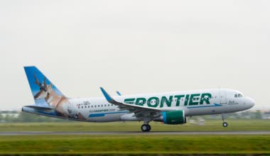 A320 Frontier Airlines – Take Off