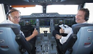 A350 cockpit