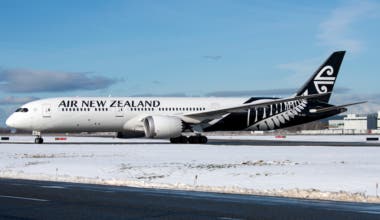 Air New Zealand, Boeing 787, Paint issue