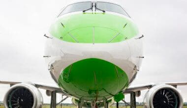 Binter Embraer E195-E2 aircraft