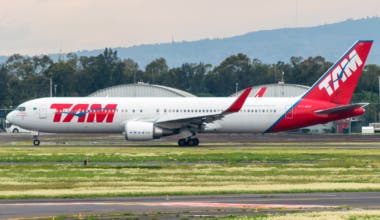 Boeing B767-316ER PT-MOF LATAM Brasil MMMX Aug 31 2021 AF 01
