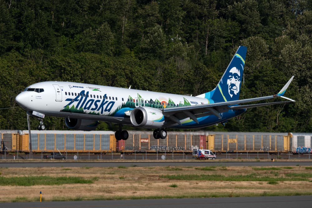 Boeing 737 MAX, Alaska Airlines, ecoDemonstrator