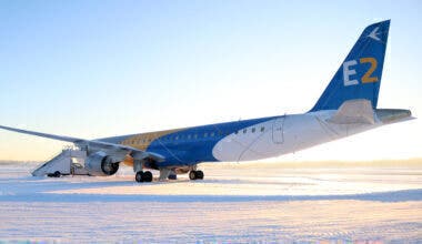 The E2 quietest single aisle plane