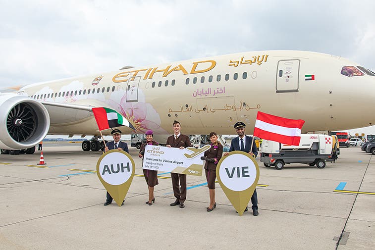 Etihad Abu Dhabi to Vienna