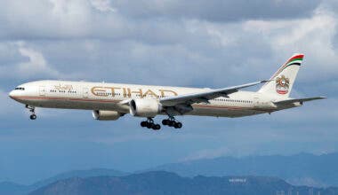 Etihad Airways Boeing 777-3FX(ER) A6-ETR