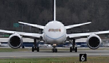 A 787 Dreamliner