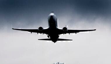 Aircraft Silhouette Storm