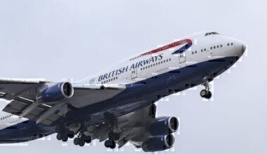 British Airways BA 747