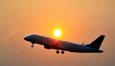 Delta Embraer Sunrise Getty