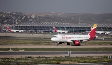 Madrid airport Iberia getty