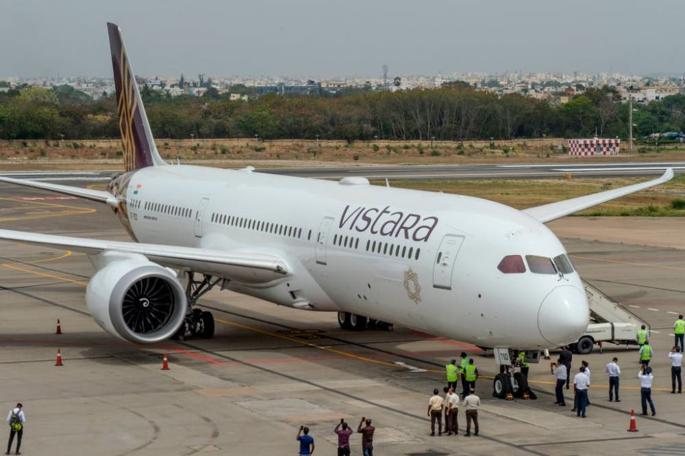 Vistara Boeing 787 Getty