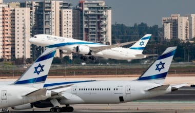 ISRAEL-HEALTH-VIRUS-TRANSPORT-AVIATION