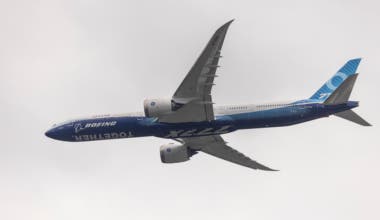 Boeing Classic 777X flyover
