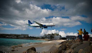 St Maarten landing