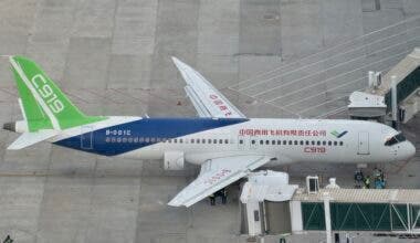China’s C919 Passenger Jet Lands In Wuhan