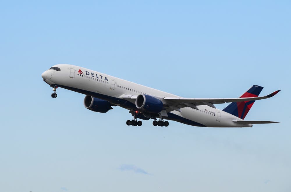 Delta Airlines Aircraft At Sydney Airport