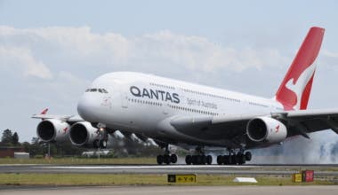 Qantas, Airbus A380, Los Angeles