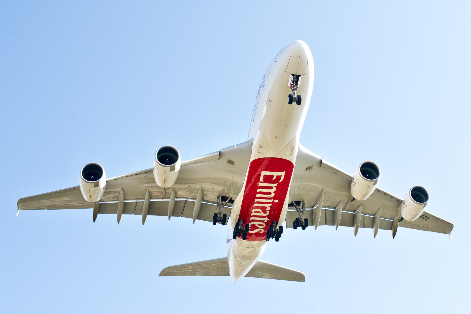 Emirates, Airbus A380, Return