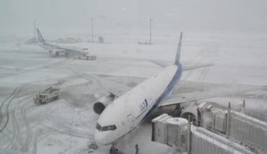 JAPAN-WEATHER-SNOW-ANA Getty