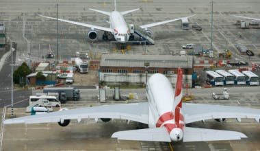 Qantas, Airbus A380, London Heathrow