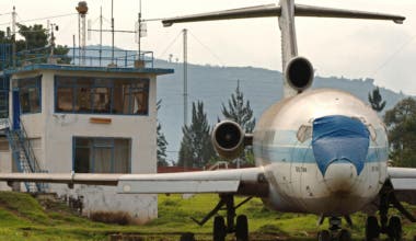 Congo Goma Airport Plane getty