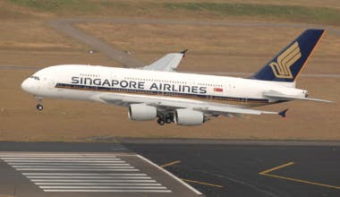 Singapore Airlines, Airbus A380, Sydney Airport