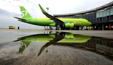 S7 Airlines receives first Russian Airbus A320neo jet airliner