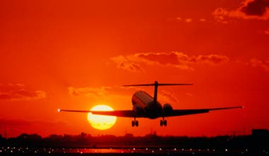 MD-80 Sunset Getty