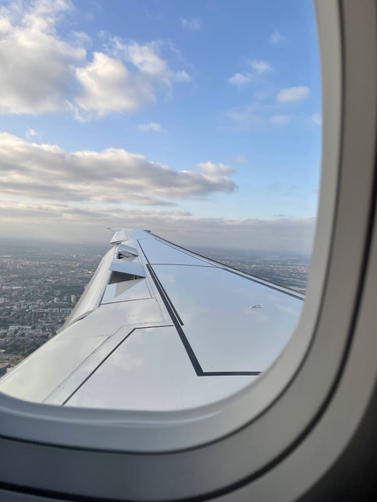Helvetic first E2 flight to LCY