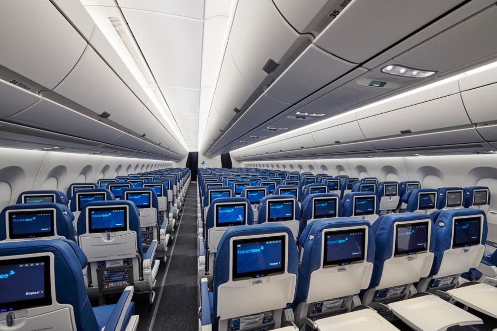 French bee economy cabin