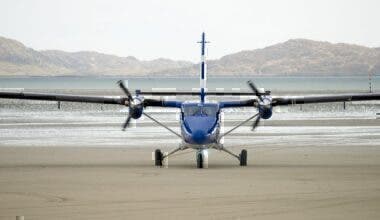 Loganair beach