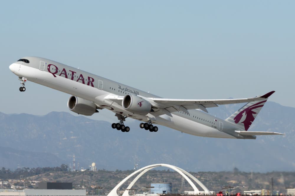 Qatar Airways A350 LAX