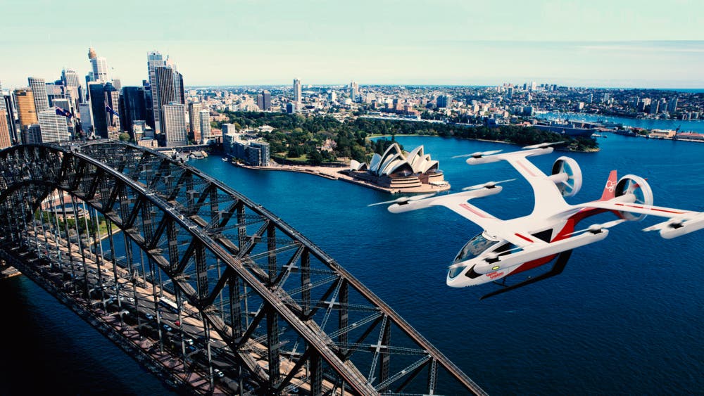 eVTOL aircraft EVE