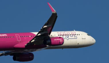 Wizz Air Airbus A321 Departing From Eindhoven