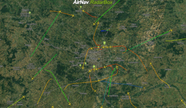 RadarBox.com, Flight Tracking, Aircraft Trails